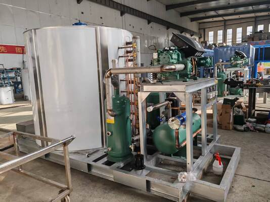 Ecoice water cooling Ice Flake Machine 20 ton Flake Ice Machine with CE Flake Ice Maker for Seafood