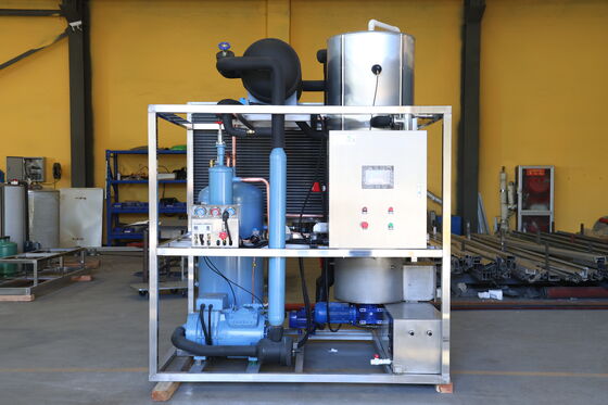 High Technology Ecoice 10 Tons Tube Ice Maker With CE Certificate Industrial Solid Column Ice Making Machine for Bar/Beverage