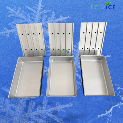 High Quality Recyclable Food Grade Rectangle Aluminum Alloy Container for Frozen Fish Shrimp Freezing Tray