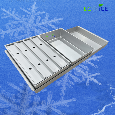Full Size Recyclable Durable CE Certified Food Grade Rectangle Aluminum Frozen Seafood Container Freezing Tray