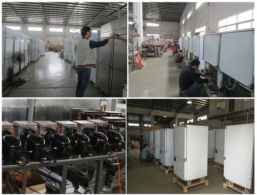 Compact 300L Air Blast Freezer Cold Plate Freezer Deep Freezer Commercial with Trolleys