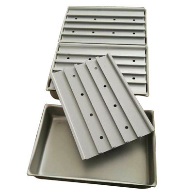 10kg Recyclable Eco Friendly Durable Food Grade Rectangle Aluminum Serving Container for Frozen Seafood Freezing Tray