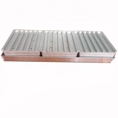 Full Size Recyclable Durable CE Certified Food Grade Rectangle Aluminum Frozen Seafood Container Freezing Tray With Lids
