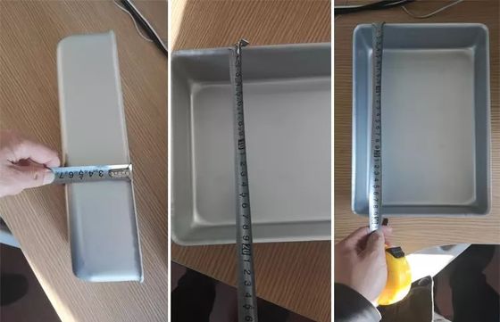 High Quality Eco Friendly Durable Food Grade Aluminum Alloy Bakery Baking Container for Fish Shrimp Freezing Tray